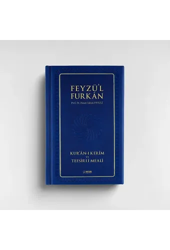 Feyzül Furkan Kuranı Kerim Ve Tefsirli Meali (Orta Boy - Mıklepli] Lacivert