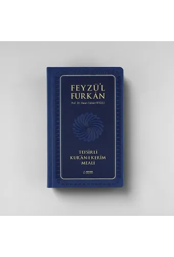 Feyzül Furkan Tefsirli Kuranı Kerim Meali (Orta Boy - Ciltli) Lacivert