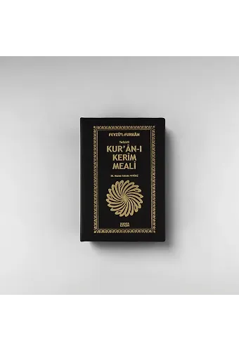 Feyzül Furkan Tefsirli Kuranı Kerim Meali (Sempatik Cep Boy - Ciltli) Hakiki Deri Kutulu Hediyelik