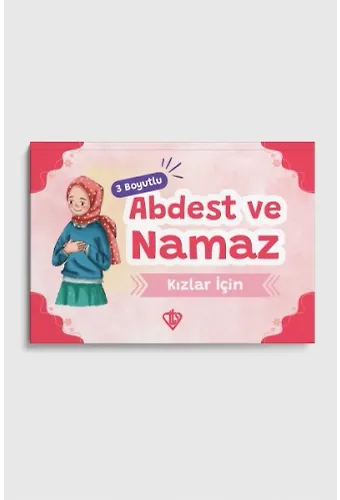 3 Boyutlu Abdest Ve Namaz Kitapçığı Pembe