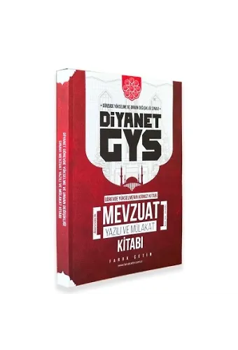 Diyanet Gys Mevzuat Yazılı Ve Mülakat Kitabı
