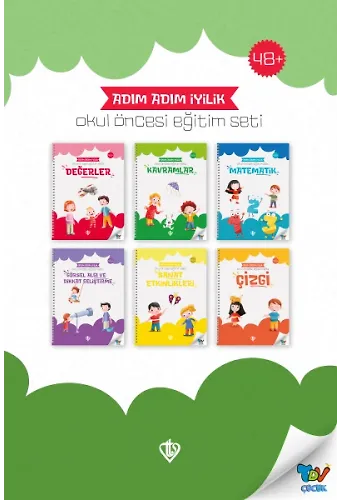 Adım Adım İyilik Okul Öncesi Eğitim Seti 6 Kitap