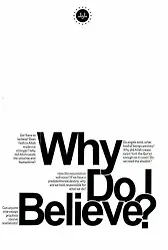 Why Do Believe (Niçin İnanıyorum) İngilizce