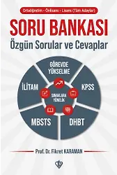 Soru Bankası Özgün Sorular Ve Cevaplar Mbsts İlitam Dhbt Görevde Yükselme