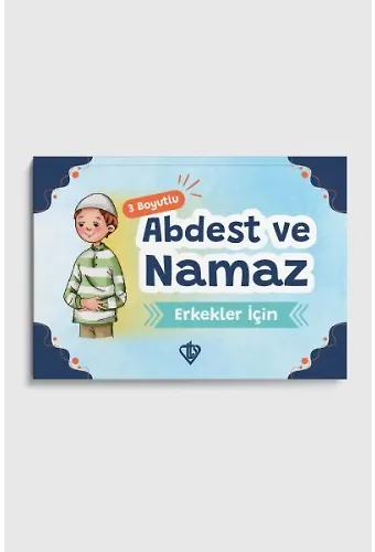 3 Boyutlu Abdest Ve Namaz Kitapçığı Mavi