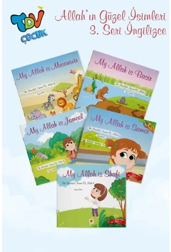 The Beautiful Names Of Allah Allahın Güzel İsimleri 3.Seri 5 Kitap İngilizce