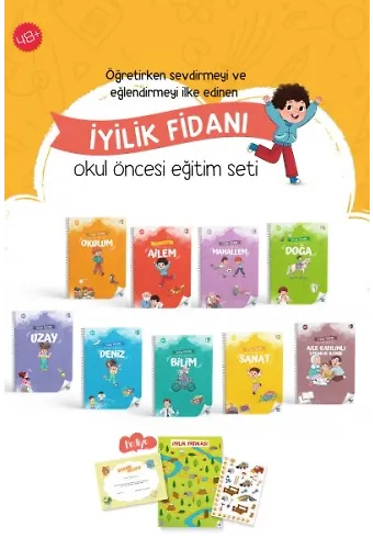 İyilik Fidanı Okul Öncesi Eğitim Seti 9 Kitap Set