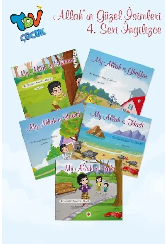 The Beautiful Names Of Allah Allahın Güzel İsimleri 4.Seri 5 Kitap İngilizce