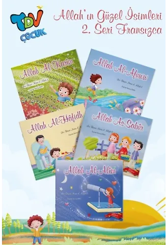 Les Beaux Noms D' Allah ( Allahın Güzel İsimleri 2 Set 5 Kitap )