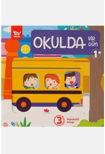 Hareketli 3D Kitap Okulda Bir Gün