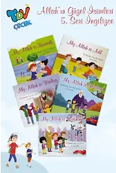 The Beautiful Names Of Allah Allahın Güzel İsimleri 5.Seri 5 Kitap İngilizce