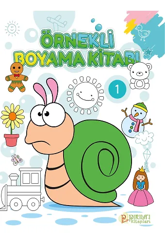 Örnekli Boyama Kitabı - 1