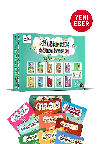 Eğlenerek Öğreniyorum Okul Öncesi Eğitim Seti (3-6 Yaş Arası)