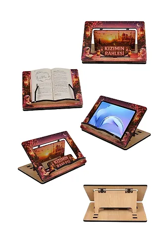 Canım Kızım Rahlesi | Çocuk Ahşap Kitap Okuma Standı