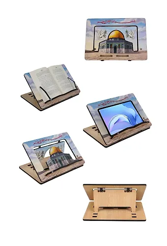 Mescid'i Aksa Ahşap Kitap Okuma Standı | Mescid'i Aksa Rahlesi