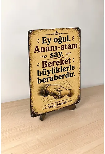 Ey Oğul MiniDekor Magnet Ayaklı