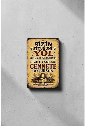 Sizin Tuttuğunuz Yol MiniDekor Magnet Ayaklı