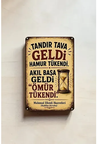 Tandır Tava Geldi MiniDekor Magnet Ayaklı