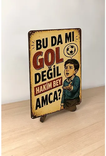 Bu da mı Gol Değil MiniDekor Magnet Ayaklı