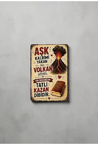 Kazandibi Aşkı MiniDekor Magnet Ayaklı