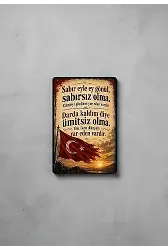 Sabır Eyle Ey Gönül MiniDekor Magnet Ayaklı