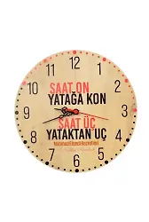 Türkçe Saat On Yatağa Kon Saat