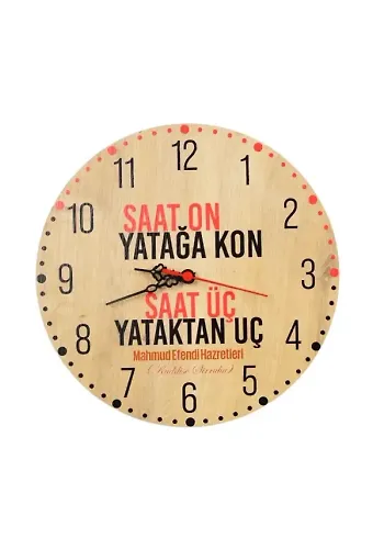 Türkçe Saat On Yatağa Kon Saat
