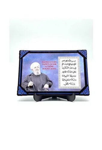 Resimli El Yazma Bereket Duası Ahşap Magnet