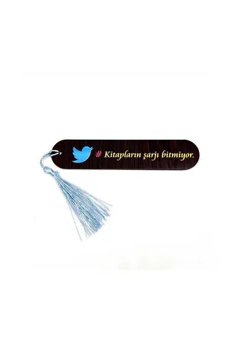 Püsküllü Ayraç - Kitapların Şarjı Bitmiyor