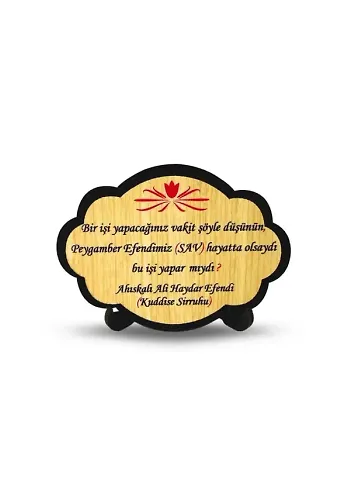 Bir İşi Yapacağınız Vakit Ahşap Magnet