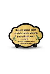 Karınca Bacağı Kadar Ahşap Magnet