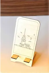 Ahşap Telefon Standı Kız Kulesi