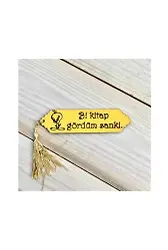 Püsküllü Kitap Ayraç - Bi Kitap Gördüm Sanki