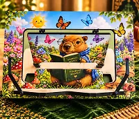 Sevimli Kapibara Tasarımlı Ahşap Kitap ve Tablet Standı