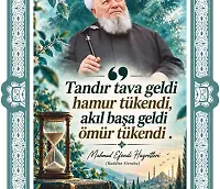 Hikmetli Sözler Akıl Başa Geldi Çift Katmanlı Duvar Tablosu