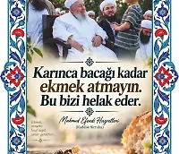 Hikmetli Sözler Karınca Bacağı kadar Çift Katmanlı Duvar Tablosu