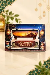 Canım Oğlum Ahşap Kitap Okuma Standı ve Kuran Rahlesi