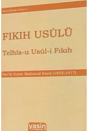 Fıkıh Usulü Telhis-u Usul-i Fıkıh