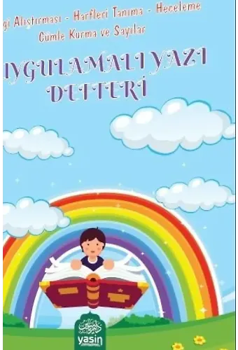 Uygulamalı Yazı Defteri Çocuk İçin Düz Yazılı