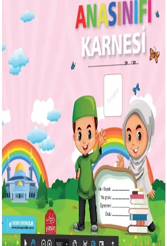 Anaokulu Karnesi Kız Çocuk Pembe