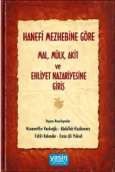 Hanefi Mezhebine Giriş Medhal