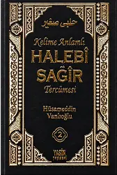 2. Cilt Kelime Anlamlı Halebi Sağir Tercümesi